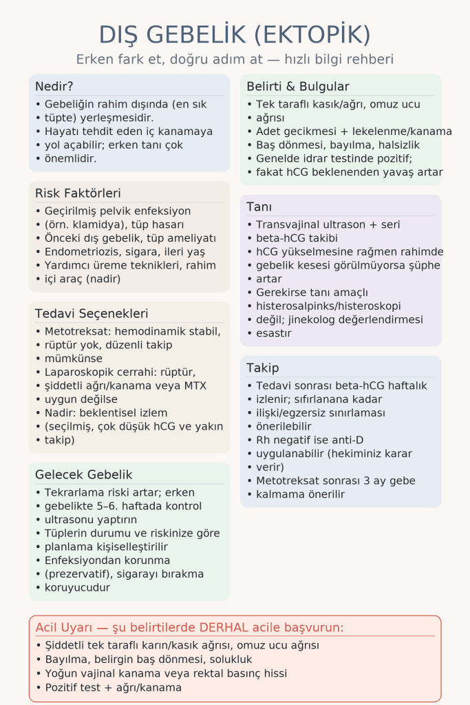dış gebelik (ektopik gebelik)